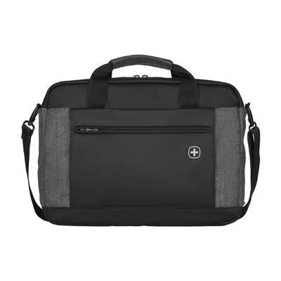 Wenger, underground laptop briefcase with tablet pocket, black ( r )