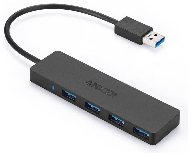 Anker USB-a hub 3.0 ultra slim 4-ports, , medium-null