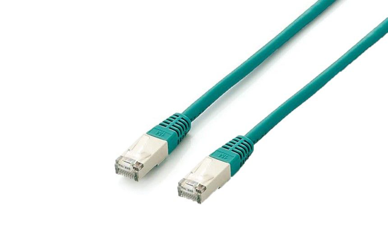 Equip / patch cable / cat6a platinum s/ftp patch cable, 0.5m , green-null