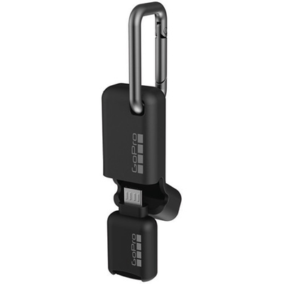 Gopro quik key microsd card reader to micro-USB, Black, medium
