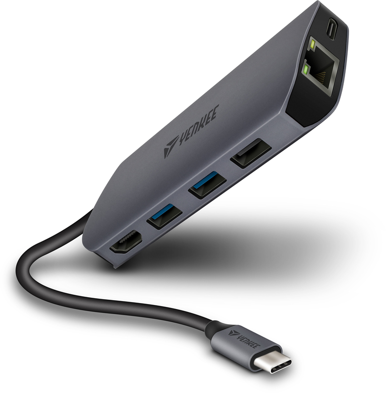 Yenkee ytc 081 8in1 Type-C multi-port adapter, , medium-null