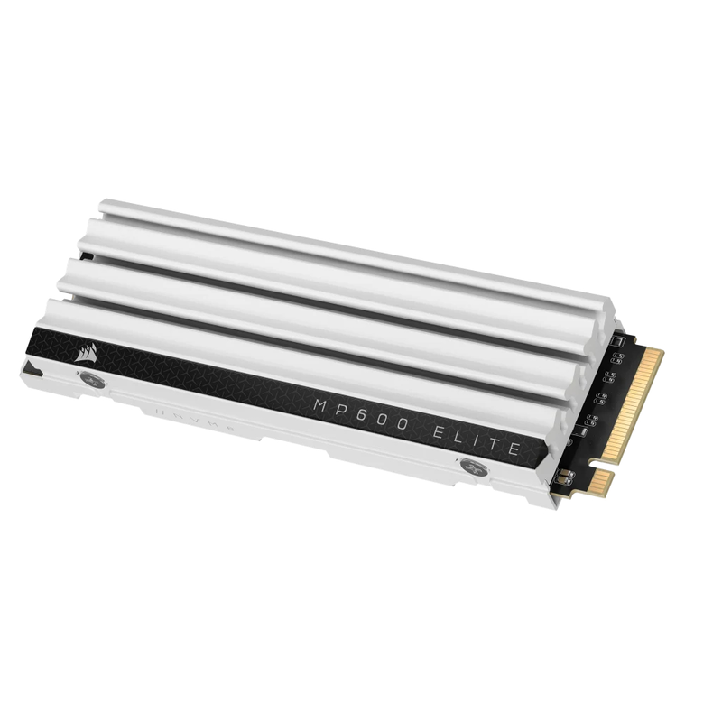 2TB m.2 ssd nvme corsair mp600 elite Gen.4 with heatsink PS5 compatible white (cssd-f2000GBmp600ecs)-null