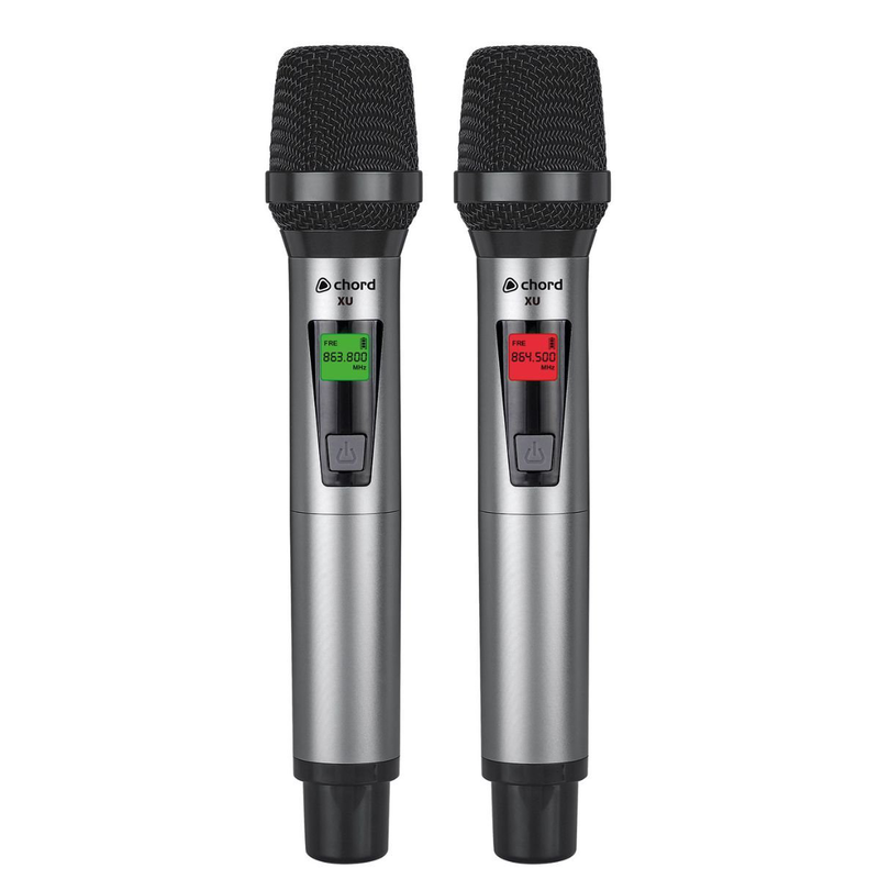Chord xu2-h wireless true diversity uhf system διπλό ασύρματο σύστημα με 2 μικρόφωνα χειρός, , medium-null