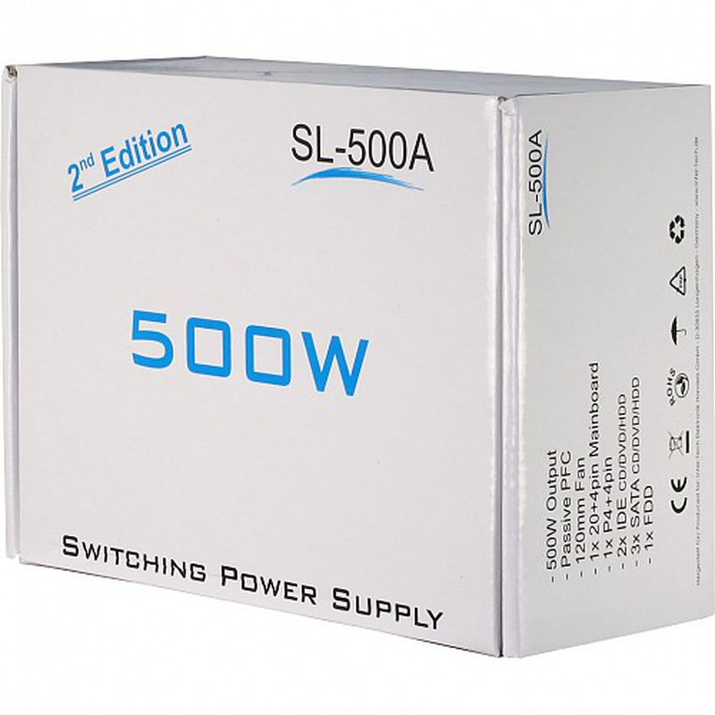 Power supply atx economy 500w-null