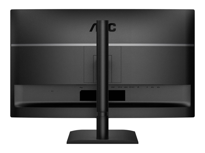 Aoc q27e4cv e4 27" ips qhd 2560x1440 120hz monitor USB-c 90w pd HDMI displayport pivot speakers eye care black-null
