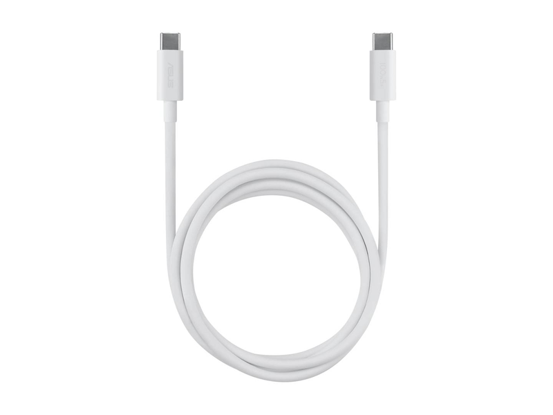 Asus ac65-05 65w USB-c gan charger dual USB-c pd 3.0 pps with cable eu plug white 90xb09an-bpw010-null