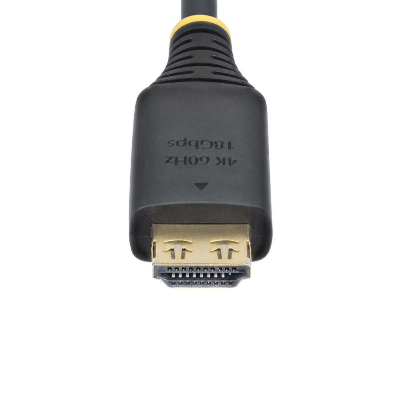 Startech.com 50cm high speed HDMI cable with gripping connectors | 4k 60hz | 18GBps | black-null