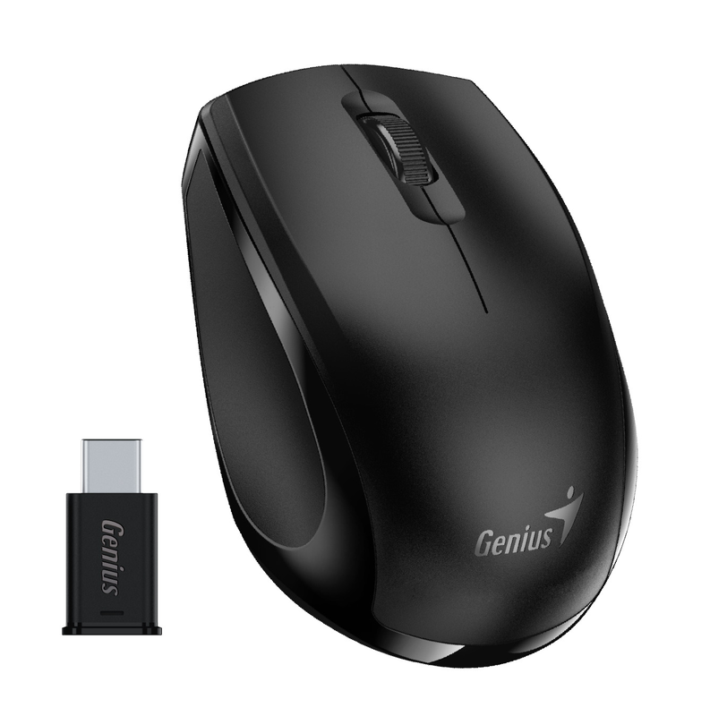 Genius mouse wireless silent USB-c receiver nx-8006s black, , medium-null