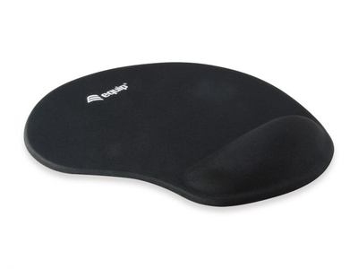 Equip wrist rest gel mouse pad, Black, medium
