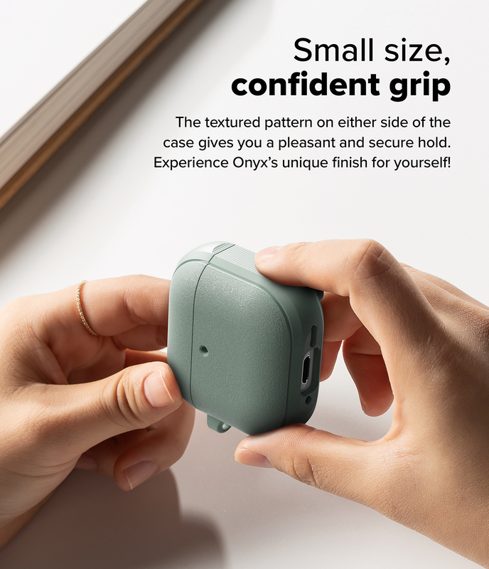 Product image: AirPods 4 case | onyx magnetic - sage green, , medium-null
