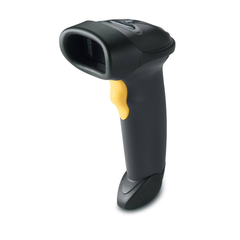 Zebra symbol ls2208 ls2208-7azu0100zr 1d laser barcode scanner USB kit with cable no stand black-null