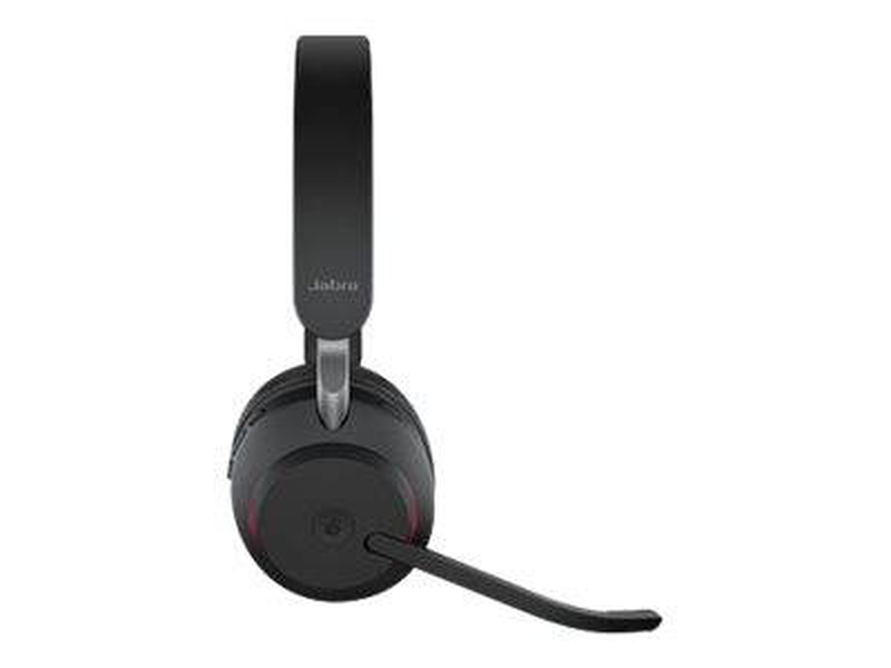 Jabra evolve2 65 ms teams stereo wireless headset USB-c bluetooth link 380c dongle black-null