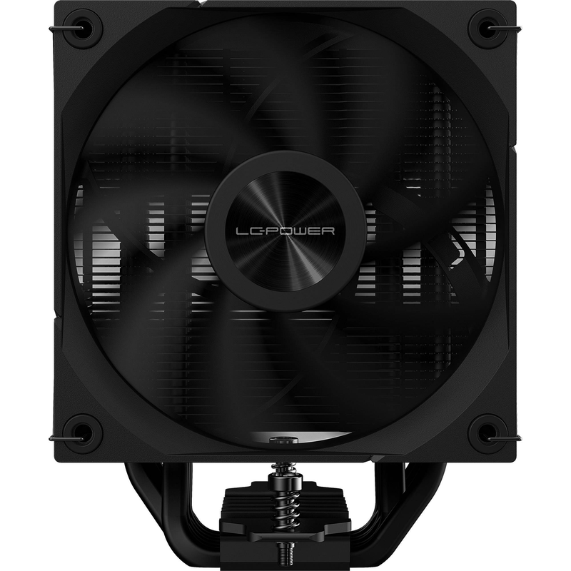 Lc-power lc-cc-120-db6 digi single-tower CPU cooler 230w 6 heatpipes 120mm argb fan digital display intel AMD black-null