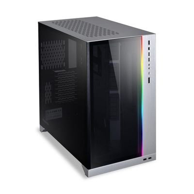 Lian li middle tower case pc-o11 dynamic xl rog certified, Silver, medium