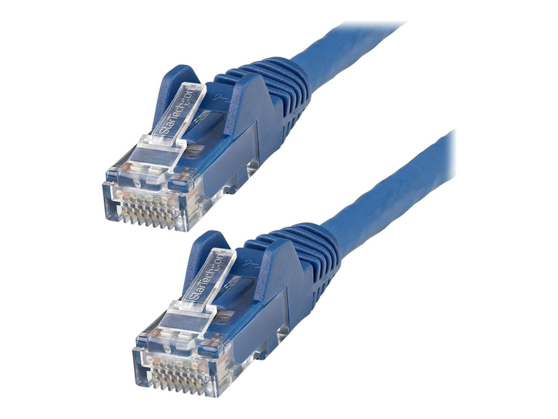 Startech.com 7m lszh cat6 ethernet cable, 10 gigabit snagless rj45 100w poe network patch cord with strain relief, cat 6 10GBe utp, blue, individually tested/etl, low smoke zero halogen - category 6 - 24awg - patch cable - rj-45 (m) to rj-45 (m) - 7 m - 6-null