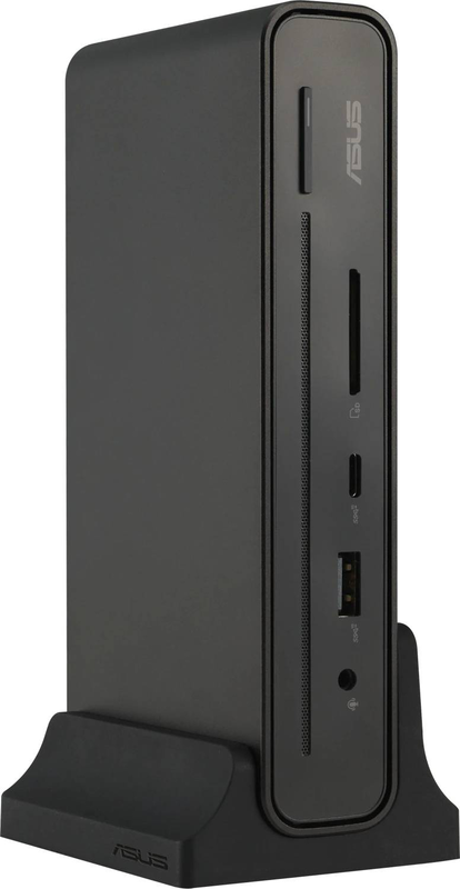 Asus dc300 triple display USB-c dock displayport HDMI USB-c 4k 60hz gbe sd card reader 90w pd 90xb08cn-bds090-null