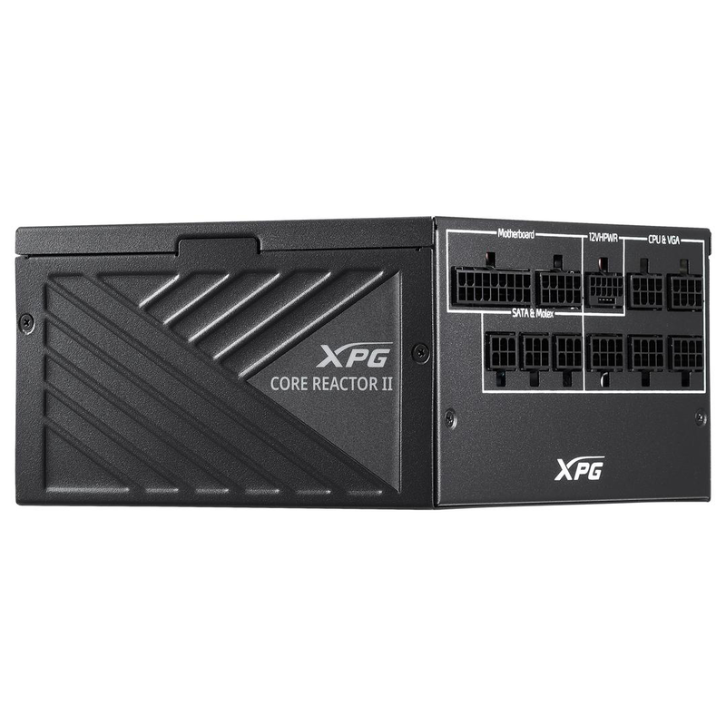 Xpg core reactor II 1000w atx 3.0 fully modular power supply 80 plus gold cybenetics platinum pcie 5.0 12vhpwr black-null
