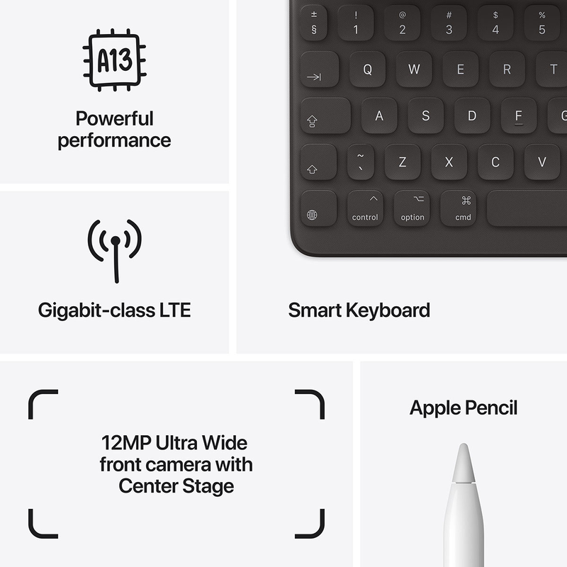 Product image: Ipad 10.2" 9th Gen cellular 256GB silver-null
