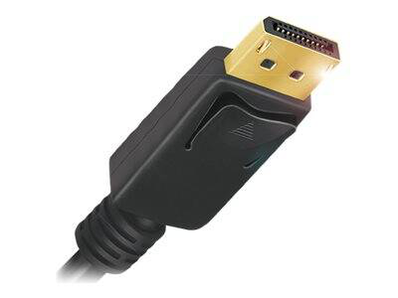 Logilink - displayport cable - displayport (m) latched to displayport (m) latched - 5 m - 8k support, fec - black-null