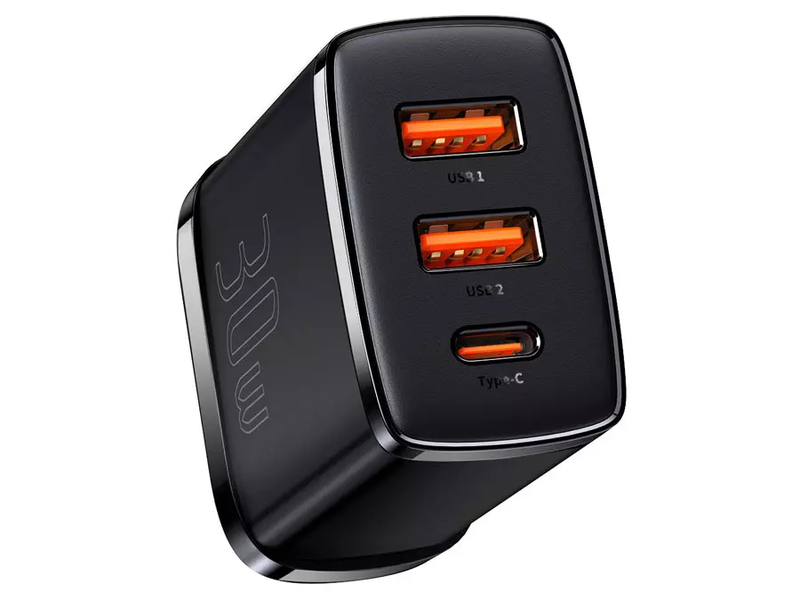 Baseus wall charger 20w USB-c uk - white-null
