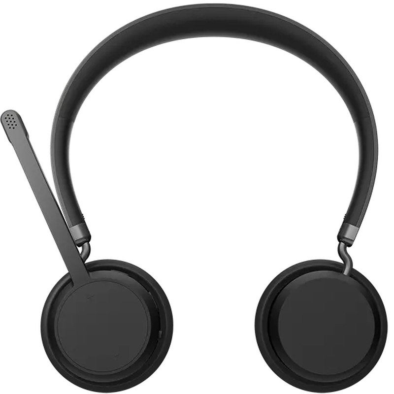 Lenovo wireless stereo headset 4xd1q30302 bluetooth 5.3 40mm enc mic multipoint USB dongle 60h black-null