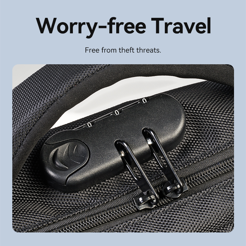 Vention backpack 15.6 water-repellent USB charge & lock black krkb0-null
