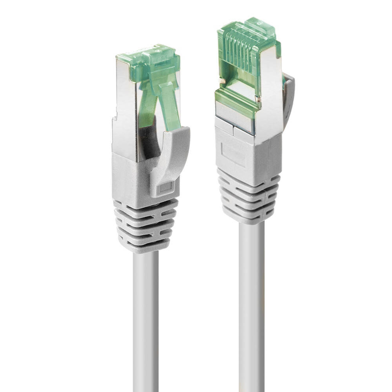 Lindy / patch cable / rj-45 (m) to rj-45 (m) / 2 m / 5.8 mm / s/ftp / cat 6a / molded, snagless / grey-null