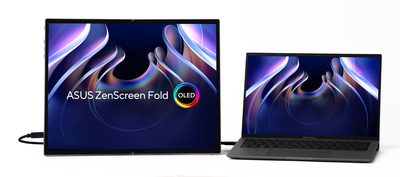 Asus zenscreen fold OLED mq17qh 17.3" &omicron;&theta;ό&nu;&eta; hdr qhd 2560x1920, , medium