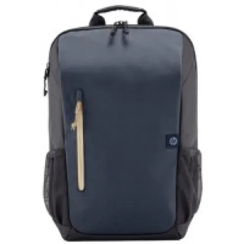Hp carry case travel 18l 15.6 laptop backpack  light and stylish  travel easy  unzip and expand up to 21l  blue night-null