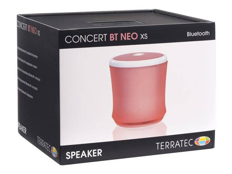 Terratec concert bt neo xs / speaker / for portable use / wireless / bluetooth / 2.2 watt / pink, , medium-null