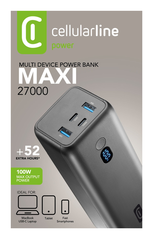 Cellularline maxi power bank 27000mAh 100w-null