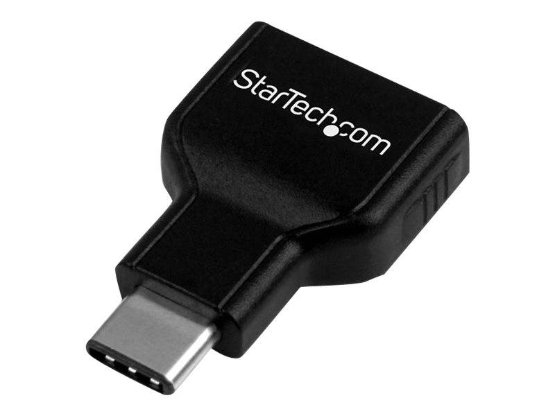 Startech.com USB-c to USB adapter / USB-c to USB-a / USB 3.1 Gen 1 / 5GBps / USB c adapter / USB type c (USB31caadg) / USB adapter / USB-c (m) to USB type a (f) / USB 3.1 / black, , medium-null