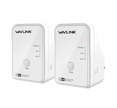 Wavlink wl-nwp502m2 av500 ethernet powerline kit
