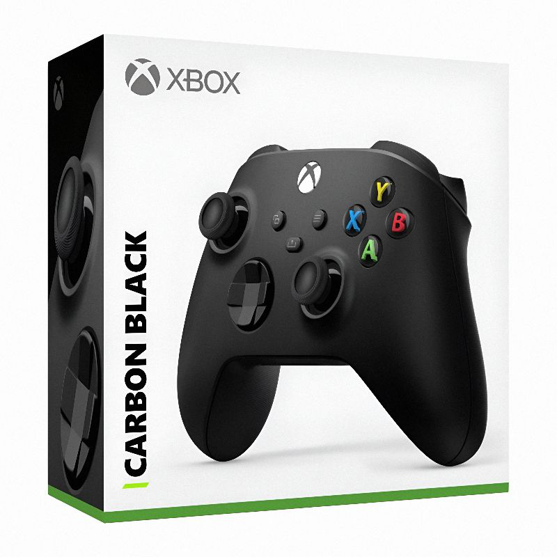 Microsoft xbox wireless game controller carbon black, , medium-null