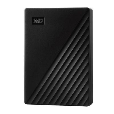 5TB 2.5" USB3.2 Gen 1 western digital my passport external hard disk drive, Black, medium