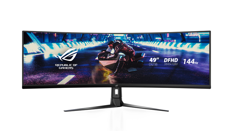 Asus rog strix xg49vq 49" monitor curved 144hz freesync hdr 3840x1080-null