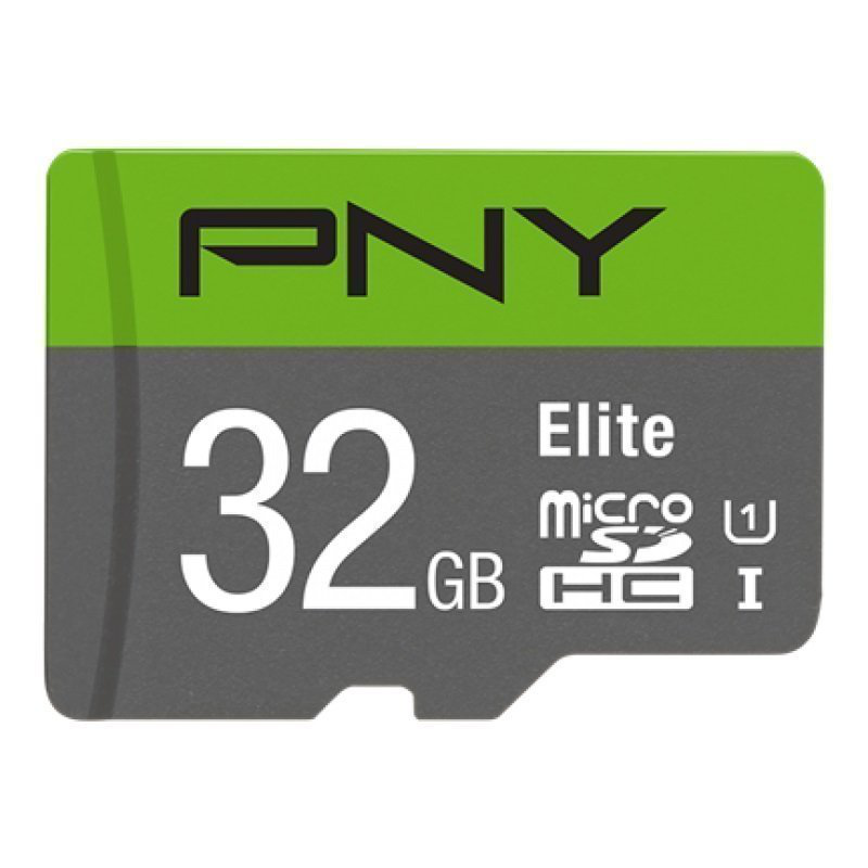 Pny elite 32GB micro sd card w/adapter class10 u1, , medium-null