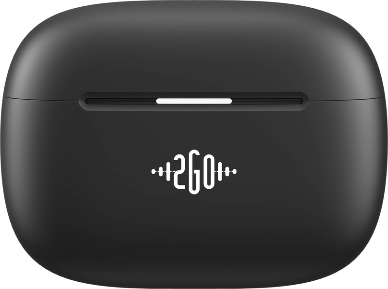 2go acoustic focus true wireless earbuds 797605 active noise cancellation bluetooth 5.4 4 mics touch black-null