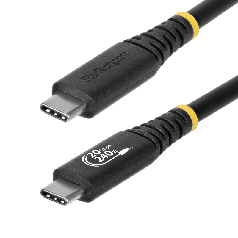 Startech.com USB4 cable 2m | 20GBps | 240w | 4k 120hz | black-null