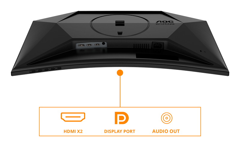 Aoc cq27g4x 27" gaming monitor curved qhd 0.5ms 180hz-null