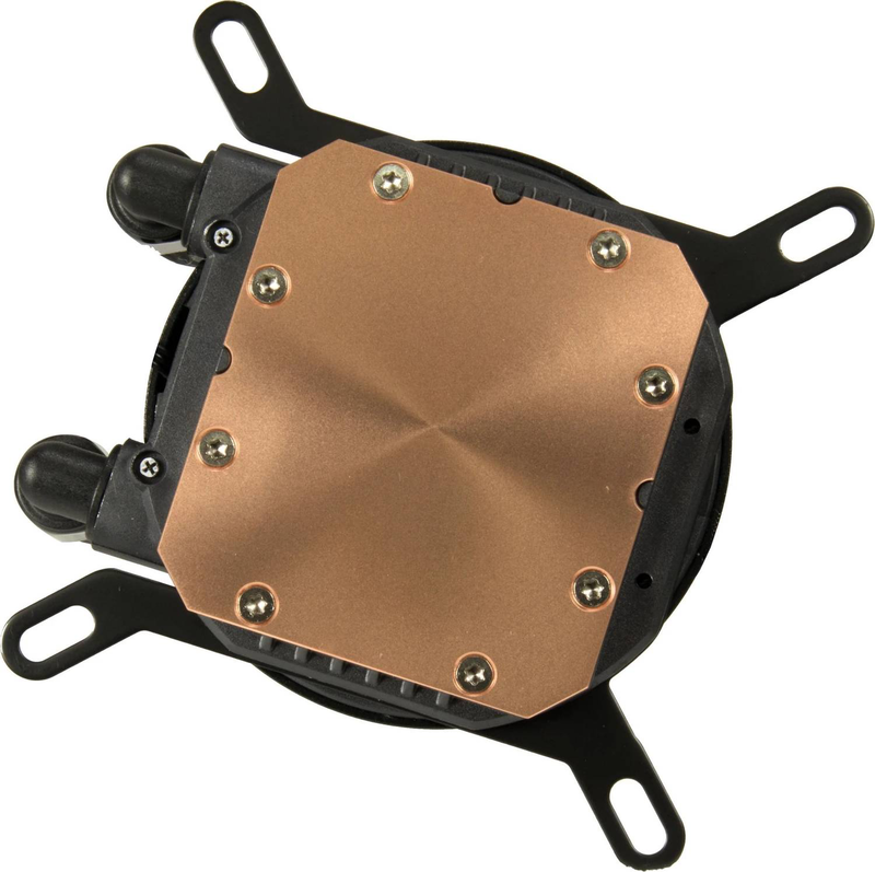 Inter-tech argus iceman b-360 88885631 360mm aio liquid CPU cooler triple 120mm fans 300w tdp black-null