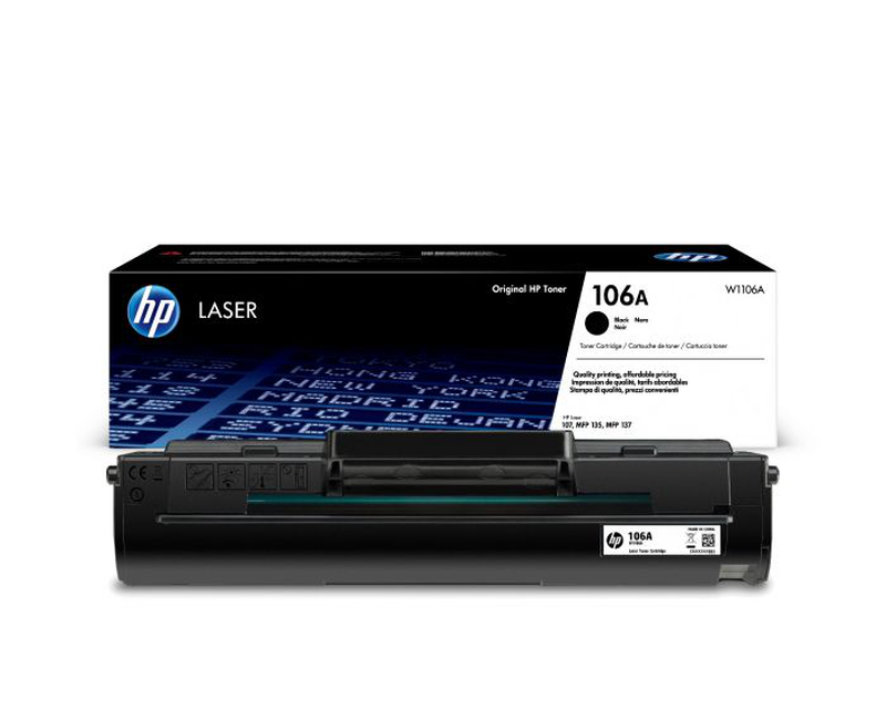 Hp 106a original laser toner black, , medium-null