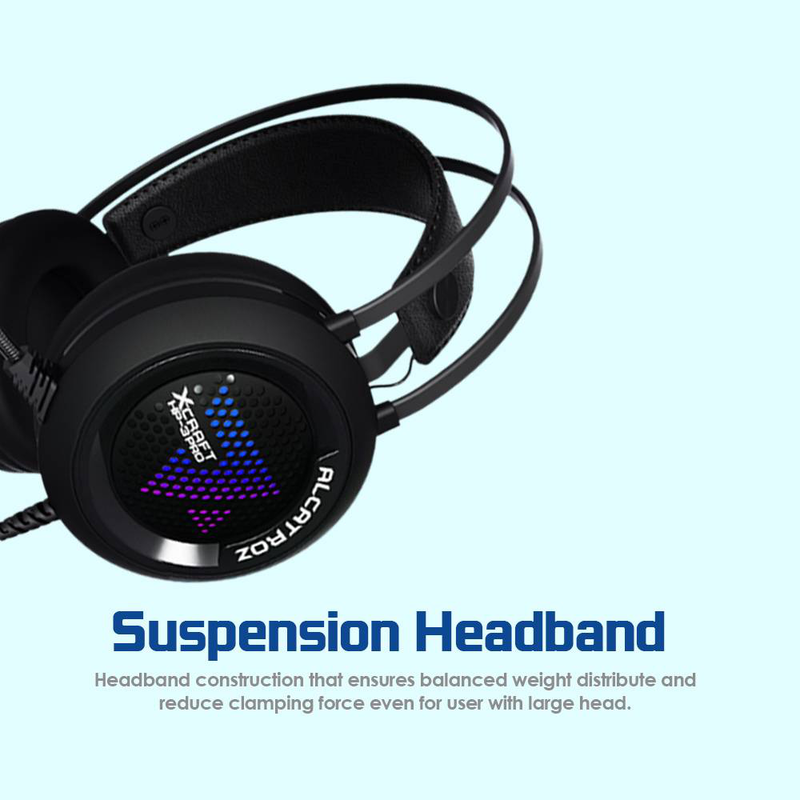 Alcatroz x-craft hp-3 pro USB audio 7.1 gaming headset-null