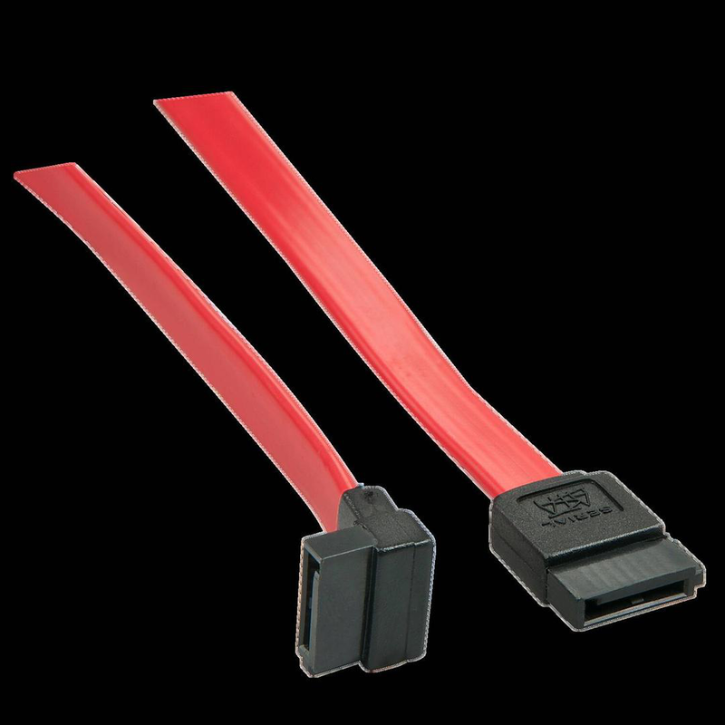 Lindy / sata cable / serial ata 150/300/600 / sata to sata angled / 70 cm / red-null