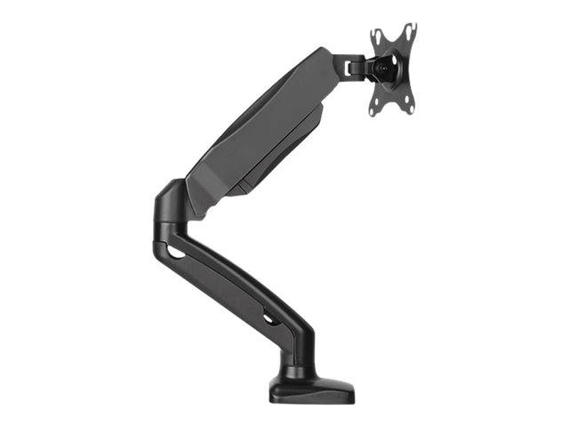 Icy box ib-ms303-t single monitor gas-spring desk arm for up to 27 inch displays 6.5kg metal black-null