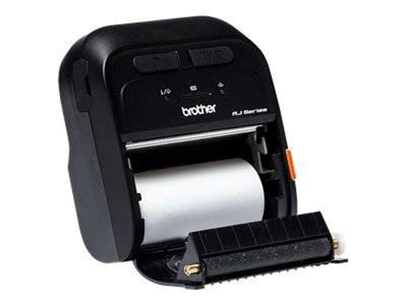 Brother ruggedjet rj-3035b mobile receipt printer 80mm direct thermal 203dpi bluetooth 5.0 USB 2.0 nfc ip54 mfi black-null