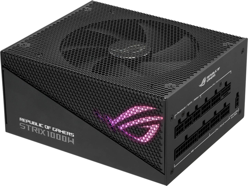 Asus rog strix 1000w gold aura edition 90ye00p1-b0na00 atx 3.0 fully modular power supply 80 plus gold argb black-null