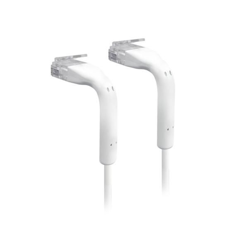 Ubiquiti u-cable-patch-0.3m-rj45 unifi cat6 patch cable 0.3m ultra-thin bendable rj45 white-null