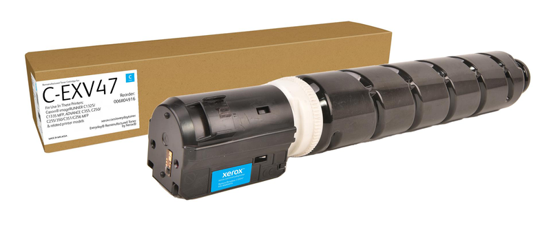 Everyday / cyan / compatible / remanufactured / toner cartridge (alternative for: canon 8517b002, canon c-exv47) / green world alliance return programme, , medium-null