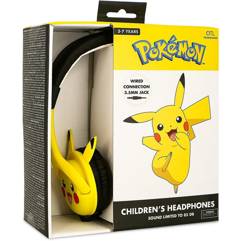 Pokemon pikachu kids headphones image number null